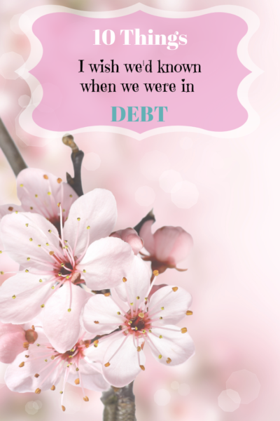 10 things i wish I'd known when I was Drowning in Debt. Spendaholics Anonymous